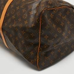 Pre Owned Louis Vuitton Monogram Canvas Keepall 55 Bag