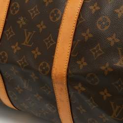 Pre Owned Louis Vuitton Monogram Canvas Keepall 55 Bag