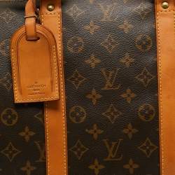 Pre Owned Louis Vuitton Monogram Canvas Keepall 55 Bag
