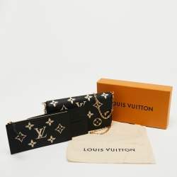 Pre Owned حقيبة صغيرة لوي فيتون فيليس جلد إيمبرتين مونوغرامي أحمر داكن