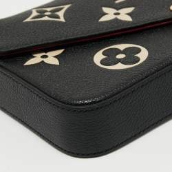 Pre Owned حقيبة صغيرة لوي فيتون فيليس جلد إيمبرتين مونوغرامي أحمر داكن