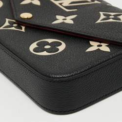 Pre Owned حقيبة صغيرة لوي فيتون فيليس جلد إيمبرتين مونوغرامي أحمر داكن