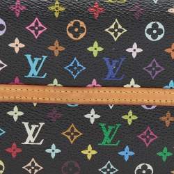 Louis Vuitton Black Multicolor Monogram Canvas Porte Tresor International Wallet