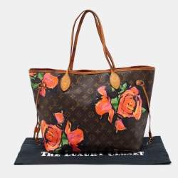 Louis Vuitton Stephen Sprouse Roses Monogram Canvas Neverfull  Limited Edition MM Bag