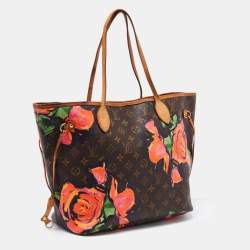 Louis Vuitton Stephen Sprouse Roses Monogram Canvas Neverfull  Limited Edition MM Bag