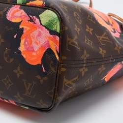Louis Vuitton Stephen Sprouse Roses Monogram Canvas Neverfull  Limited Edition MM Bag