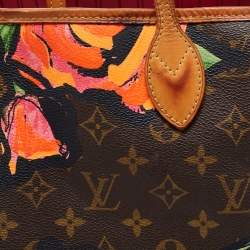 Louis Vuitton Stephen Sprouse Roses Monogram Canvas Neverfull  Limited Edition MM Bag