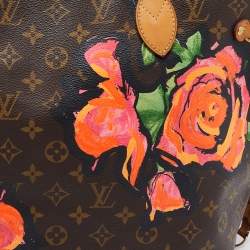 Louis Vuitton Stephen Sprouse Roses Monogram Canvas Neverfull  Limited Edition MM Bag