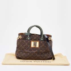 Pre Owned Louis Vuitton Monogram Canvas/Python and Ostrich Limited Edition Etoile Exotique MM Bag