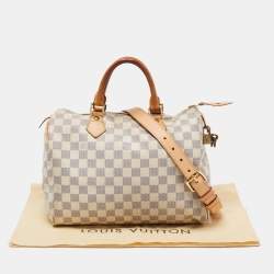مملوكة مسبقًا Louis Vuitton Damier Azure Canvas Speedy Bandouliere 30 Bag