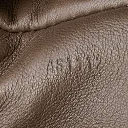 Pre Owned Louis Vuitton Etoupe Monogram Python Antheia Ixia PM Bag