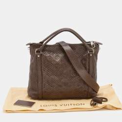 Pre Owned Louis Vuitton Etoupe Monogram Python Antheia Ixia PM Bag