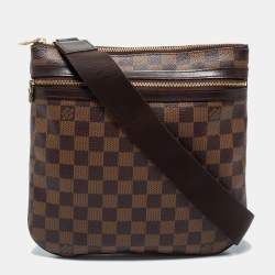 LOUIS VUITTON Damier Azur Pochette Bosphore Shoulder Bag N51112 LV