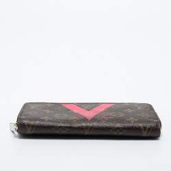 Louis Vuitton Grenade V Monogram Canvas Insolite Zip Around Continental Wallet