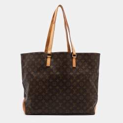 Louis Vuitton Brown, Pattern Print Monogram Cabas Alto