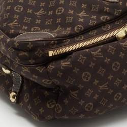 Pre Owned Louis Vuitton Ebene Monogram Mini Lin Canvas Sac A Langer Diaper Bag