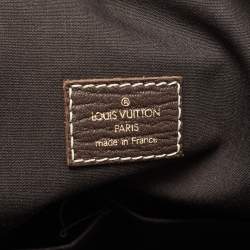 Pre Owned Louis Vuitton Ebene Monogram Mini Lin Canvas Sac A Langer Diaper Bag