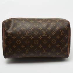 Pre Owned Louis Vuitton Monogram Canvas Speedy 30 Bag