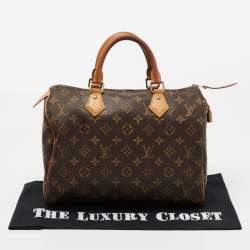 Pre Owned Louis Vuitton Monogram Canvas Speedy 30 Bag
