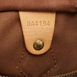 Pre Owned Louis Vuitton Monogram Canvas Speedy 30 Bag