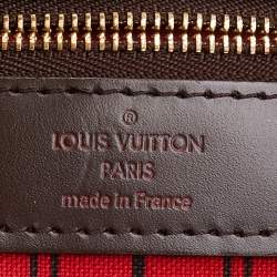 Louis Vuitton Damier Ebene Canvas Neverfull MM Bag