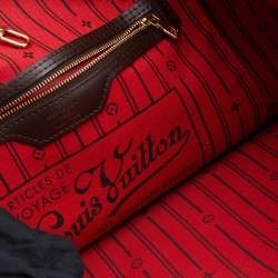 Louis Vuitton Damier Ebene Canvas Neverfull MM Bag