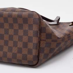 Louis Vuitton Damier Ebene Canvas Neverfull MM Bag