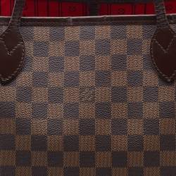 Louis Vuitton Damier Ebene Canvas Neverfull MM Bag