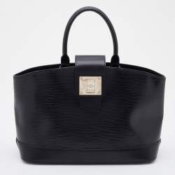 Pre Owned Louis Vuitton Black Epi Leather Mirabeau PM Bag