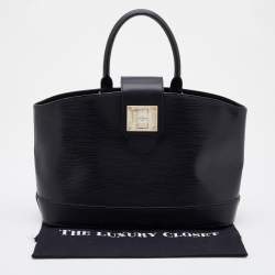 Pre Owned Louis Vuitton Black Epi Leather Mirabeau PM Bag