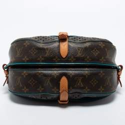 Pre Owned Louis Vuitton Perforated Monogram Canvas and Leather Saumur 30 Messenger Bag