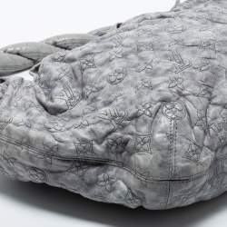 مملوكة مسبقًا Louis Vuitton Grey/Blue Monogram Leather Limited Edition Olympe Nimbus PM Bag