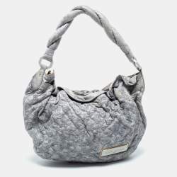 مملوكة مسبقًا Louis Vuitton Grey/Blue Monogram Leather Limited Edition Olympe Nimbus PM Bag