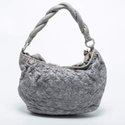 مملوكة مسبقًا Louis Vuitton Grey/Blue Monogram Leather Limited Edition Olympe Nimbus PM Bag