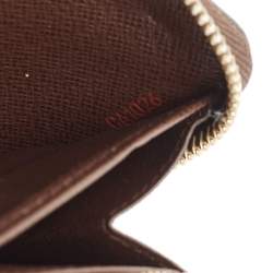 Louis Vuitton Damier Ebene Canvas Zippy Wallet