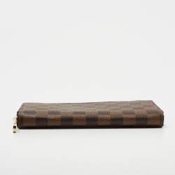Louis Vuitton Damier Ebene Canvas Zippy Wallet