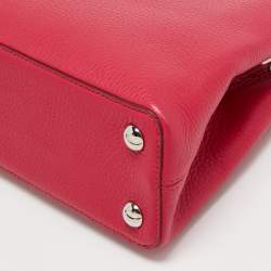 Pre Owned Louis Vuitton Pink Taurillon Leather Capucines BB Bag