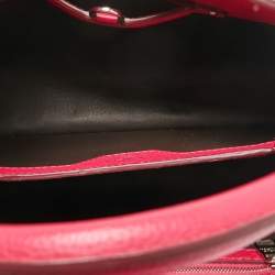 Pre Owned Louis Vuitton Pink Taurillon Leather Capucines BB Bag