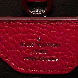 Pre Owned Louis Vuitton Pink Taurillon Leather Capucines BB Bag