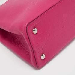 Pre Owned Louis Vuitton Pink Taurillon Leather Capucines MM Bag