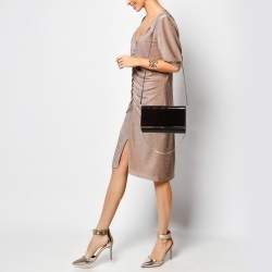 Pre Owned Louis Vuitton Amarante Monogram Vernis Ana Clutch