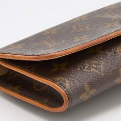 Pre Owned Louis Vuitton Monogram Canvas Twin Pochette GM Bag