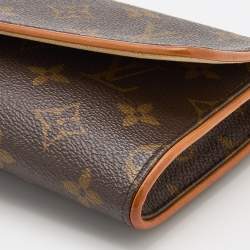 Pre Owned Louis Vuitton Monogram Canvas Twin Pochette GM Bag