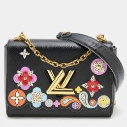 Louis Vuitton Twist Handbag Limited Edition Monogram Canvas and Leather MM  Black 972002