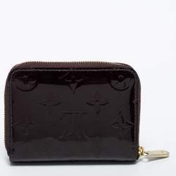 Louis Vuitton Amarante Monogram Vernis Zippy Coin Purse