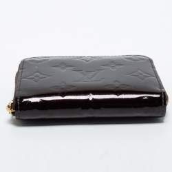 Louis Vuitton Amarante Monogram Vernis Zippy Coin Purse