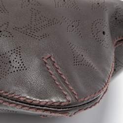 Pre Owned Louis Vuitton Terre Monogram Mahina Leather Onatah Pochette Bag