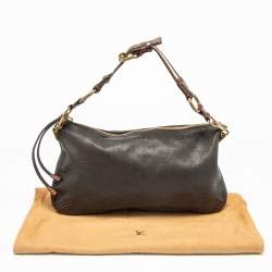 Pre Owned Louis Vuitton Terre Monogram Mahina Leather Onatah Pochette Bag