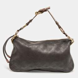 Pre Owned Louis Vuitton Terre Monogram Mahina Leather Onatah Pochette Bag