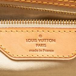 Pre Owned Louis Vuitton Corail Monogram Vernis Brea GM Bag